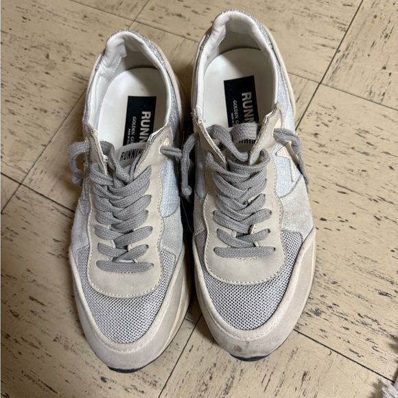 Golden Goose Deluxe Brand Sneakers in Gray and Cream - Picture 3 of 4